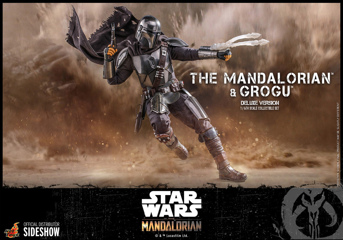 STAR WARS The Mandalorian Figurines The Mandalorian & Grogu Deluxe