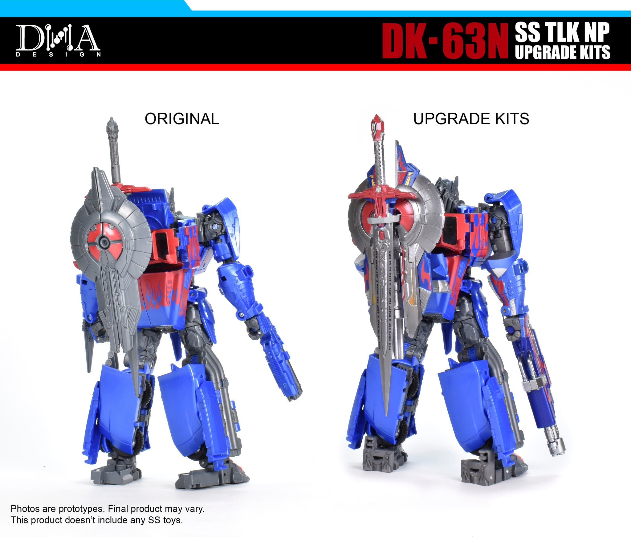 ロボット DK DNA Designs - DK-63N - Upgrade Kit for Studio Series The Last
