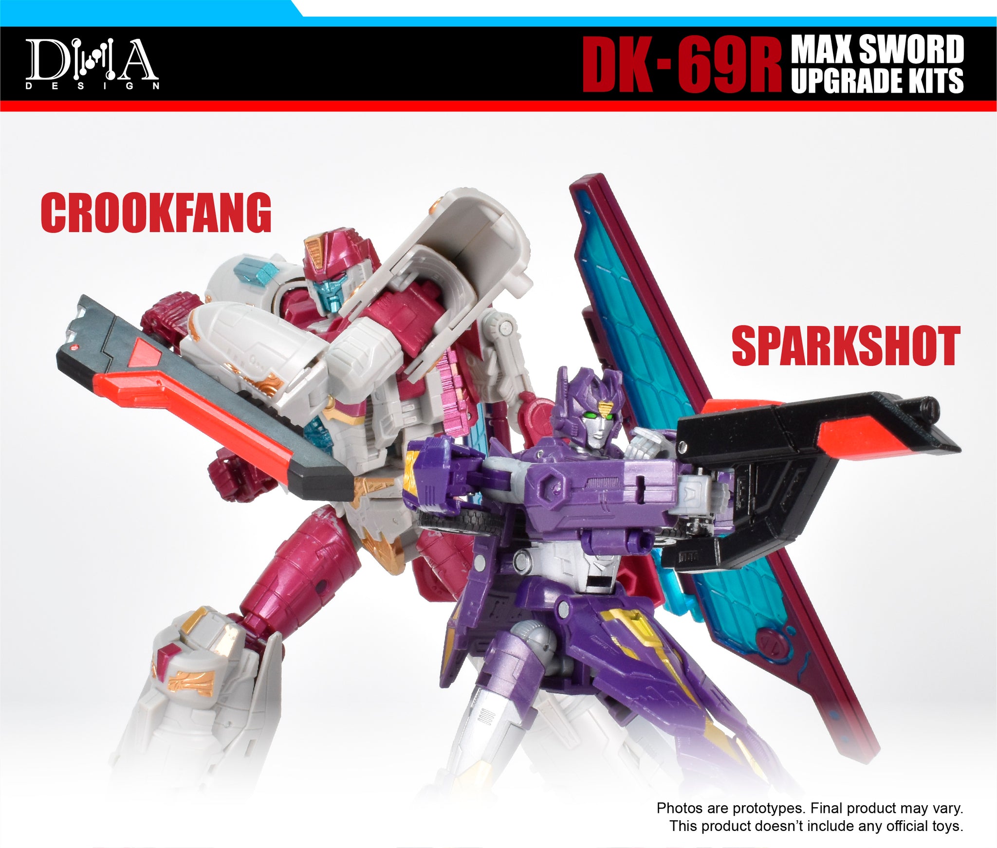 DNA Designs - DK-69R - Upgrade Kit for Transformers Age of the