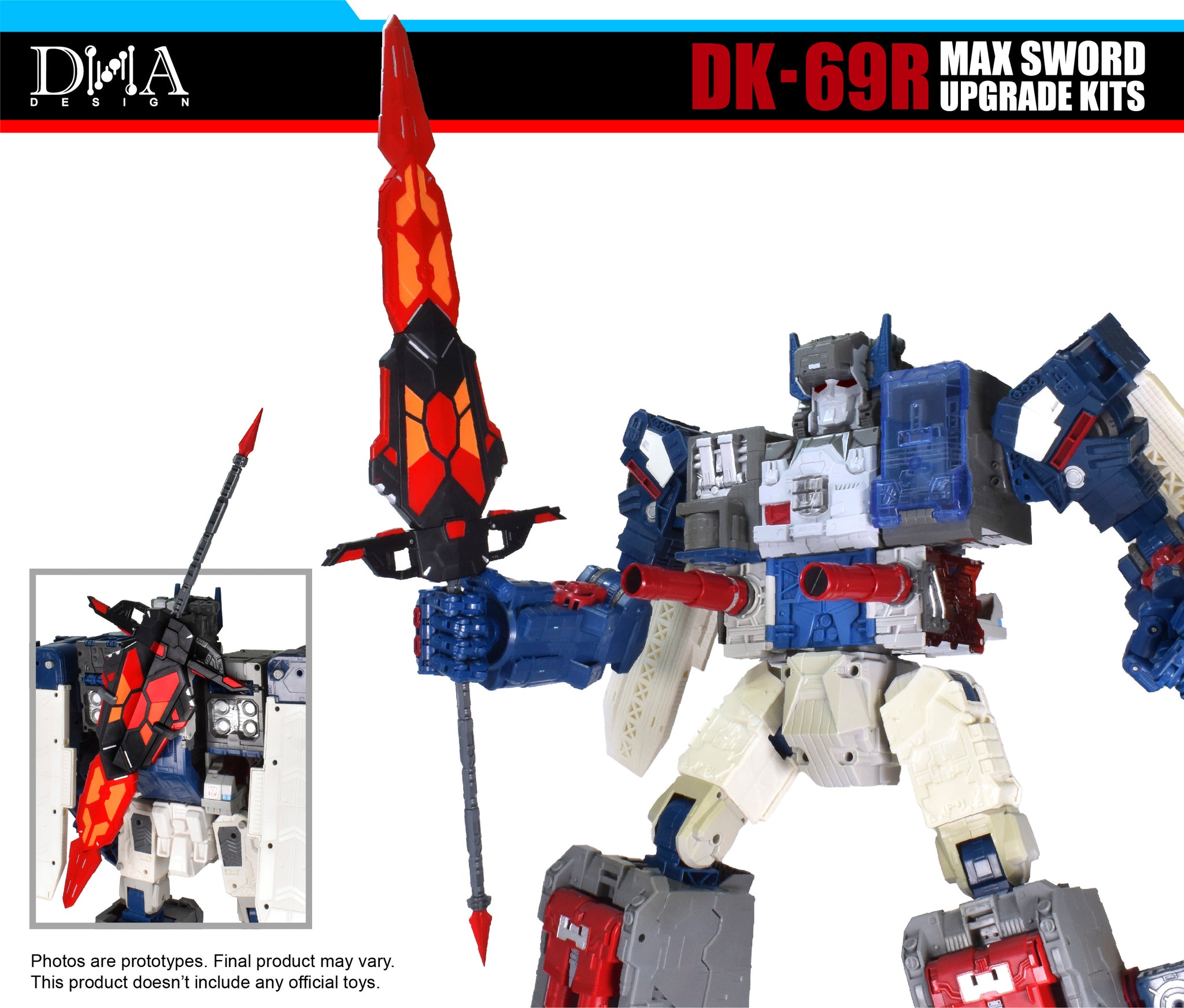 トランスフォーマー D-69 デストロン フィギュアセット DNA Designs - DK-69R - Upgrade Kit for Transformers Age of the