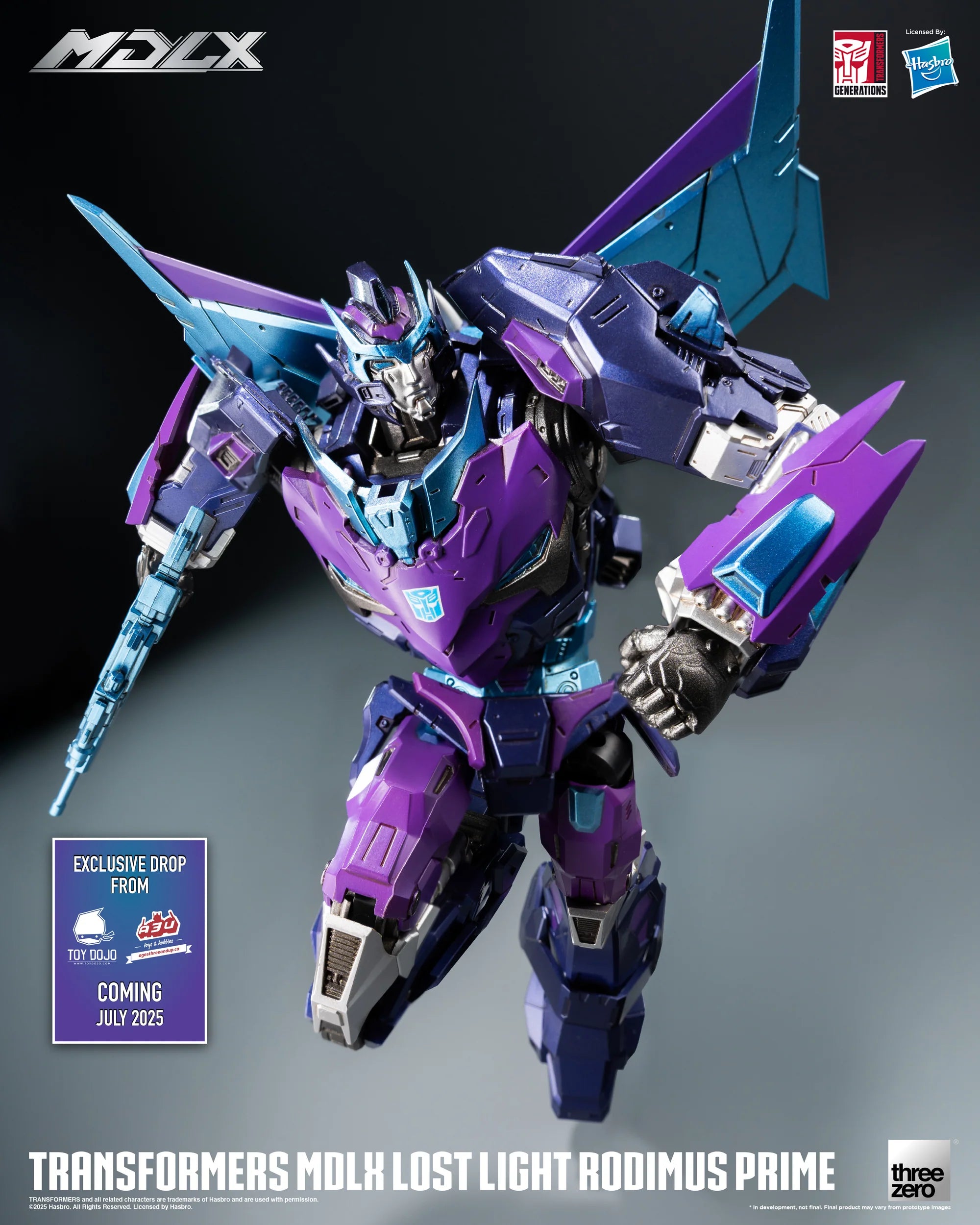鉄機巧 TRANSFORMERS #10 RODIMUS PRIME Rodimus Prime “Transformers” Articulated Series MDLX Figure
