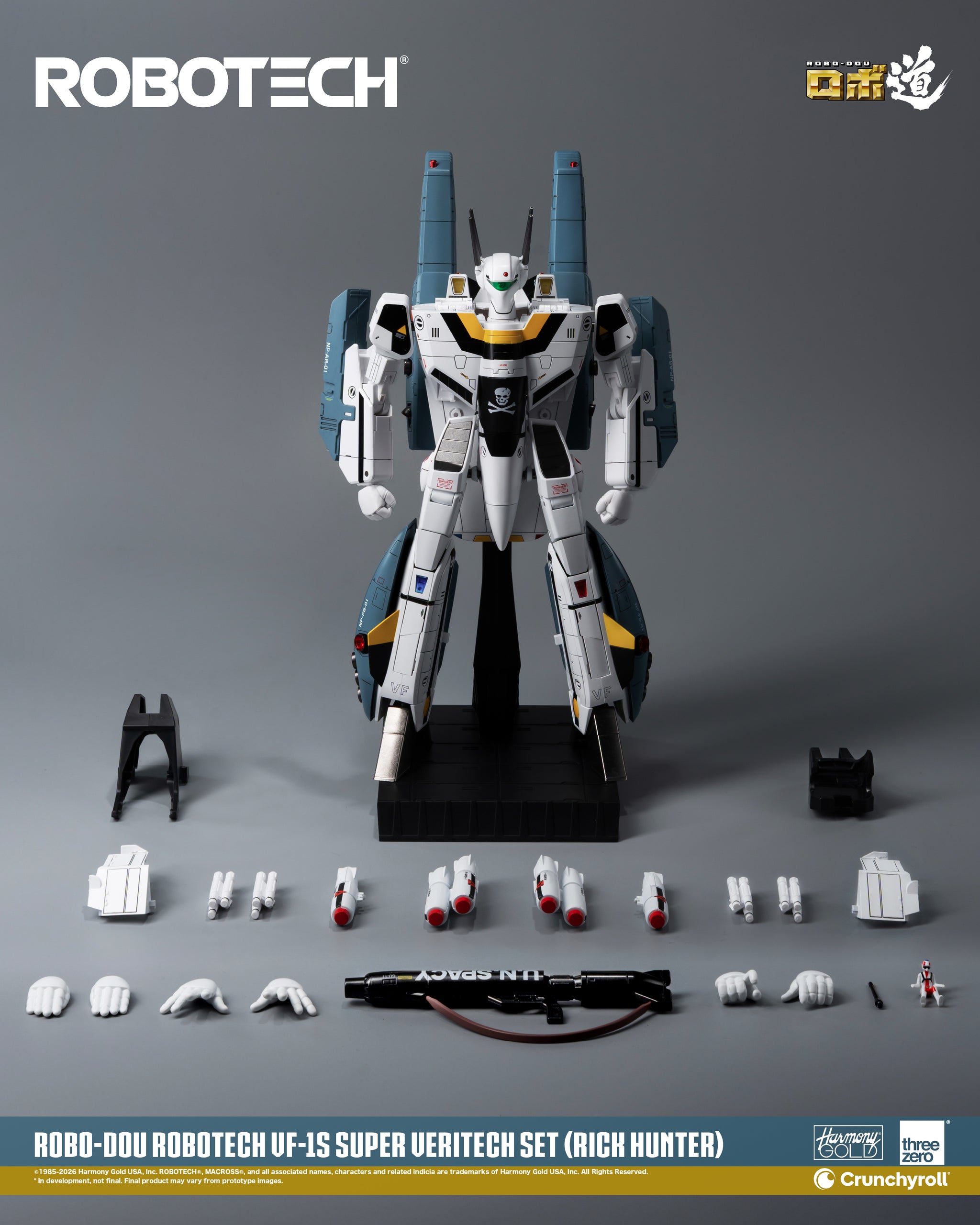 ThreeZero ROBO-DOU VF‐1S Super Veritech Set (Rick Hunter) PRE