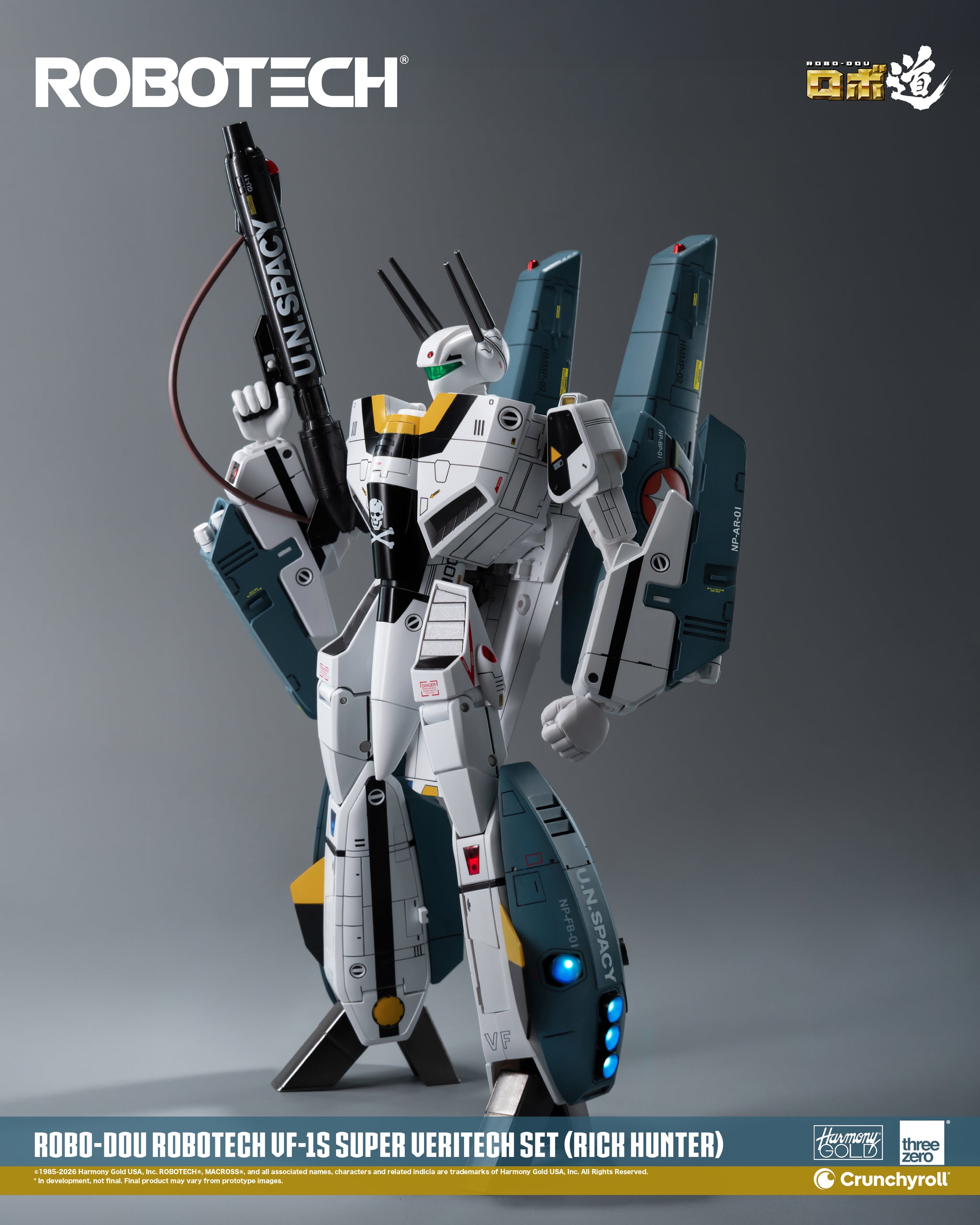 ThreeZero ROBO-DOU VF‐1S Super Veritech Set (Rick Hunter) PRE