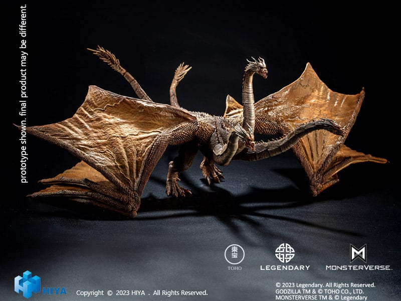 godzilla king of the monsters toys king ghidorah Hiya Toys