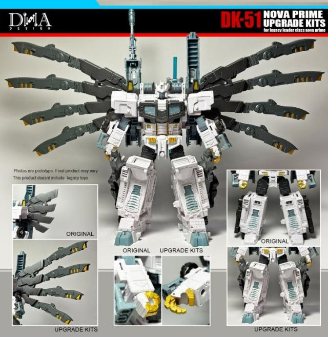 トランスフォーマー ノヴァプライム ＆ dna dk-51 セット DNA Designs - DK-51 - Upgrade Kit for Transformers Legacy Nova