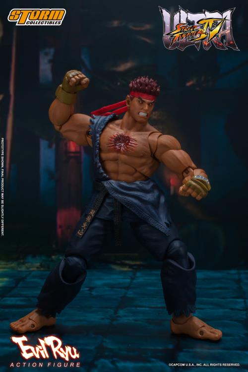 Evil Ryu - Storm Collectibles Action Figure - Ultimate Street Fighter –  Ravenshire Hobby