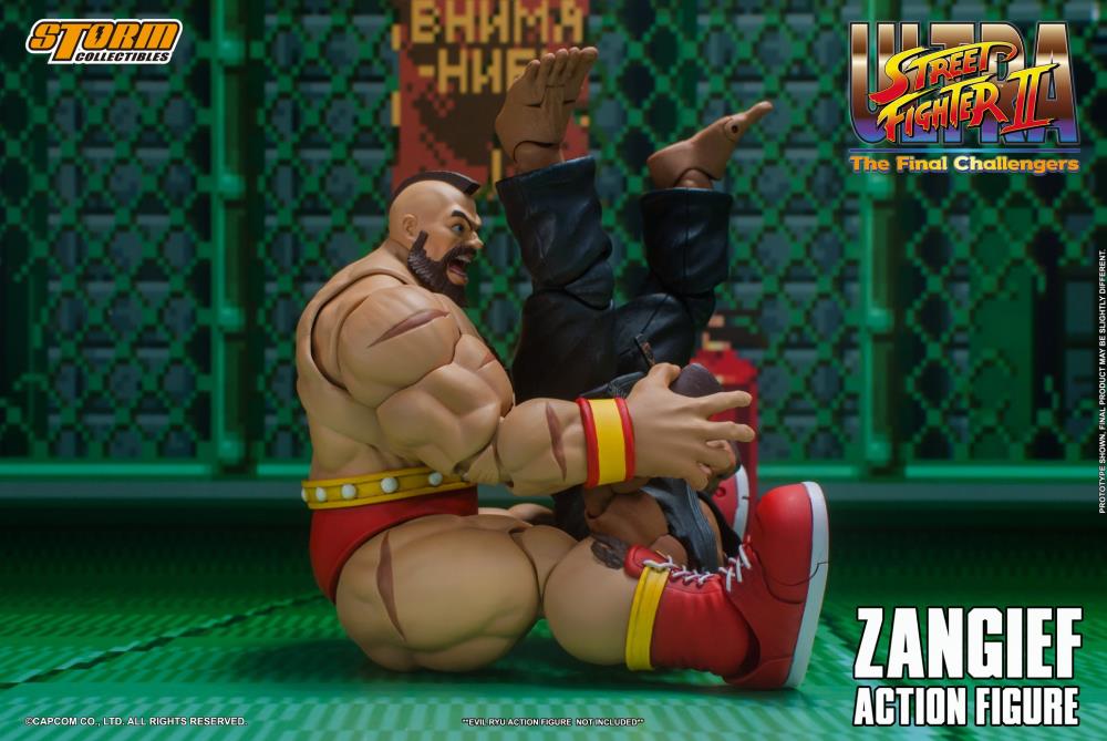 Storm Collectibles ZANGIEF Ultra Street Fighter 2 Action Figure Review 