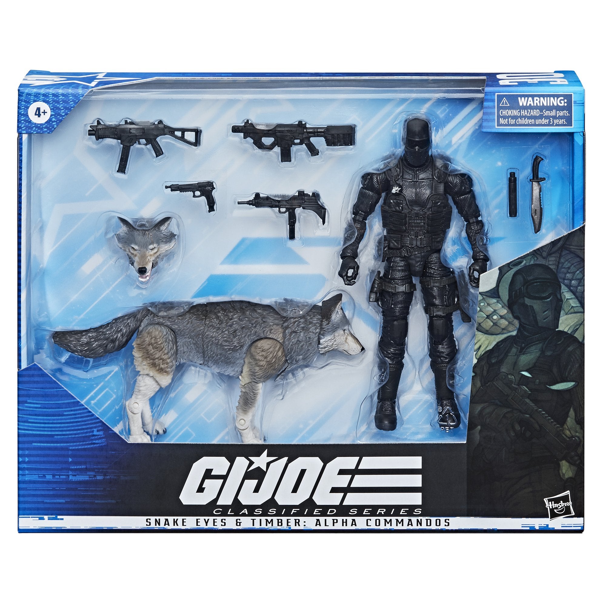 GI Joe Snake Eyes & Timber フィギュアセット Amazon.com: Hasbro G.I. Joe Snake Eyes and Timber Alpha