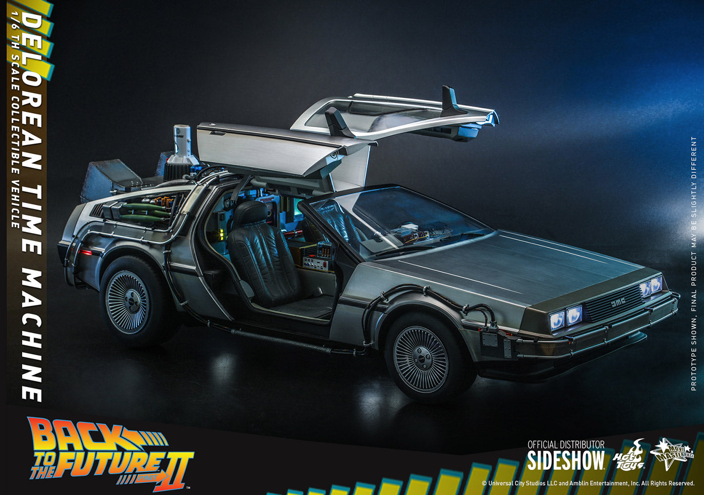 Back To The Future 1/15 Scale Replica Delorean Mark 1-