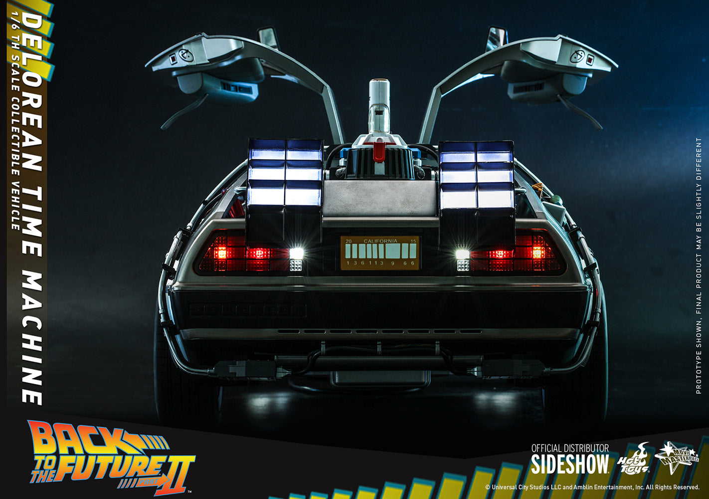 1990 Time Machine Delorean Time Machine Toy