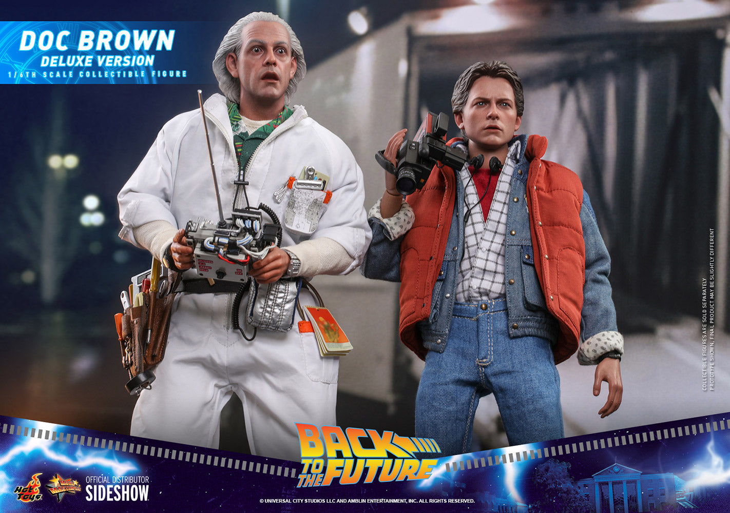 Back to the Future: Doc Brown 1:6 Scale Figure - HOT TOYS - Hobby One