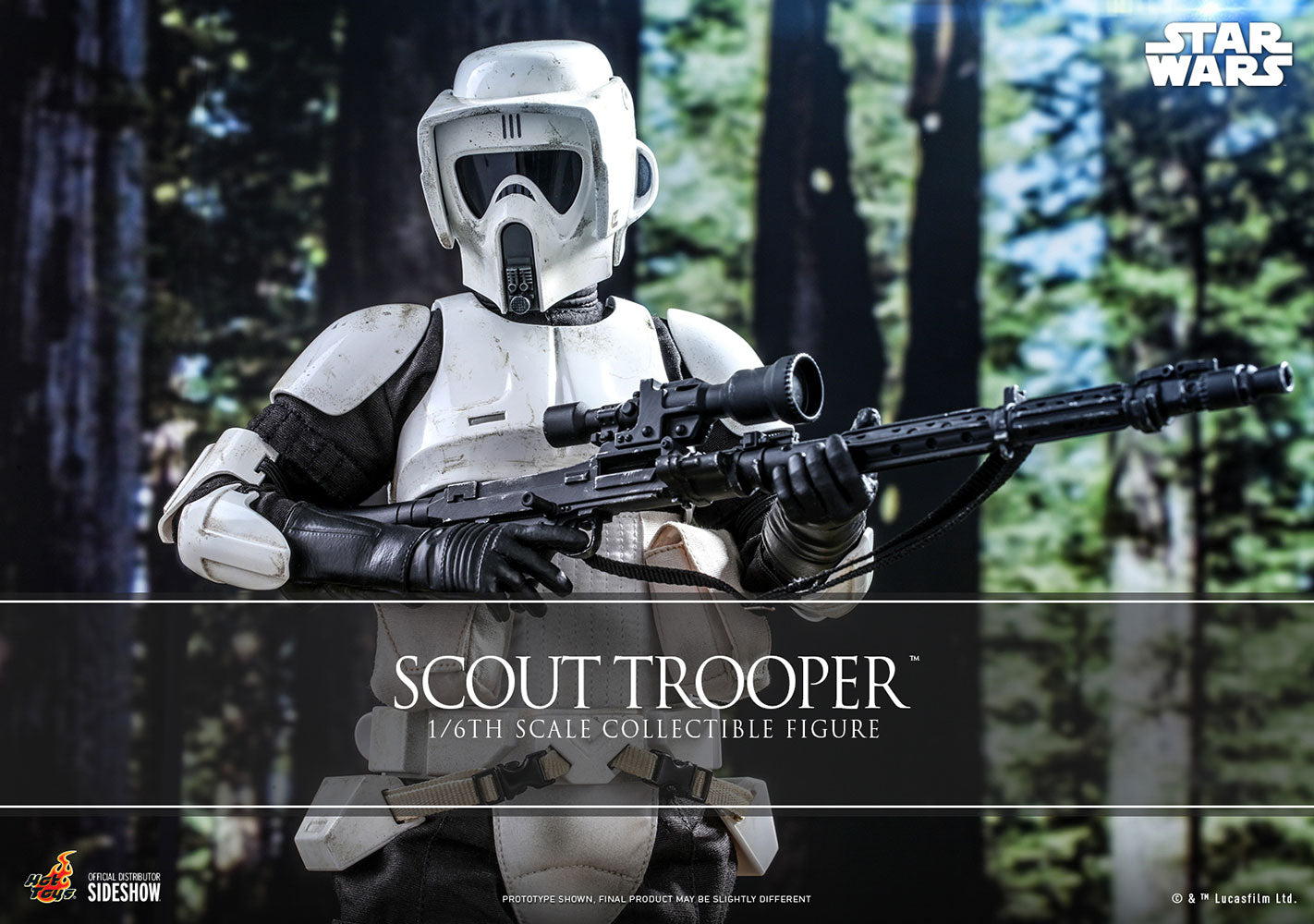 Hot Toys Movie Masterpiece 1/6 Scale Scout Trooper (Star Wars
