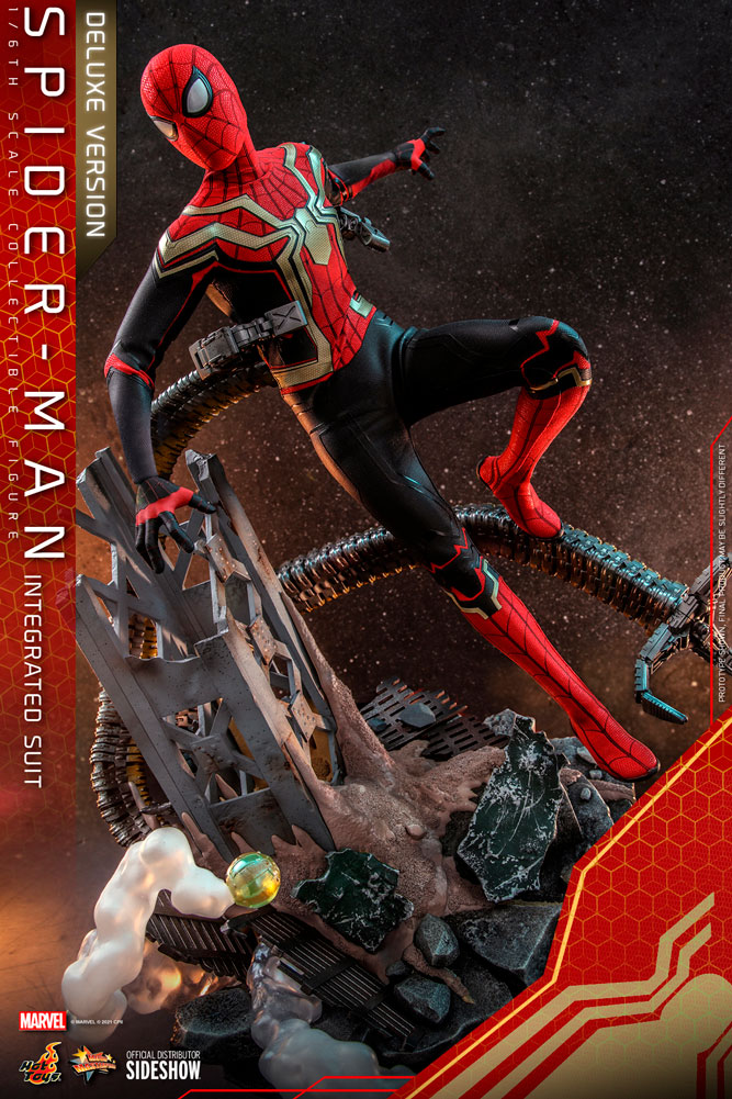Hot Toys - Spider-Man Integrated Suit - Marvel's Spider-Man: No Way Home  figurine Movie Masterpiece 1/6 Figurine